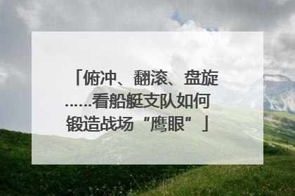 俯冲、翻滚、盘旋……看船艇支队如何锻造战场“鹰眼”